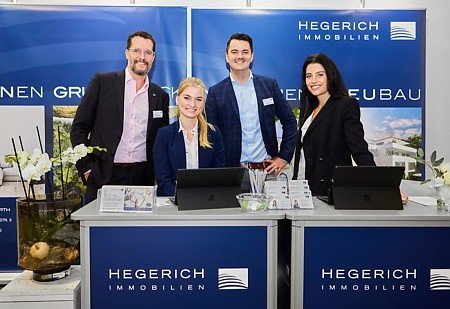 Hegerich Immobilien auf der Messe