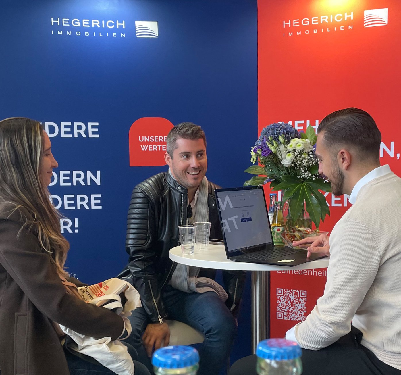 Hegerich Immobilien auf der Messe