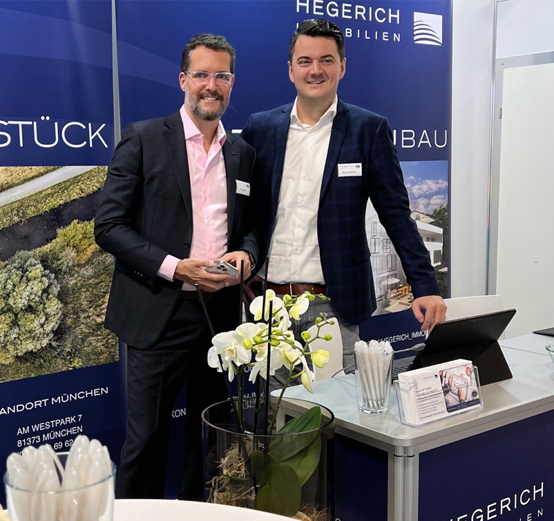 Hegerich Immobilien auf der Messe
