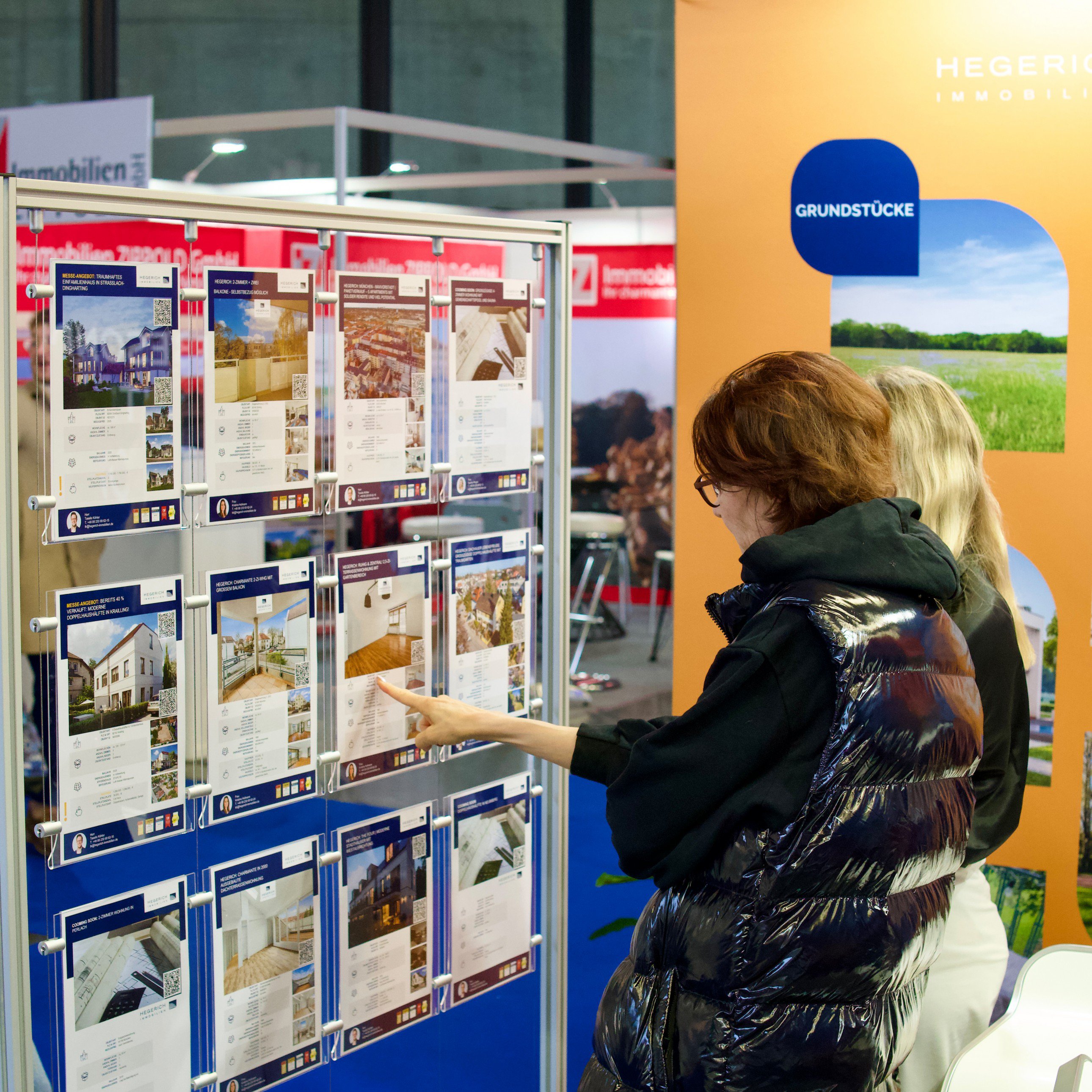 Hegerich Immobilien auf der Messe