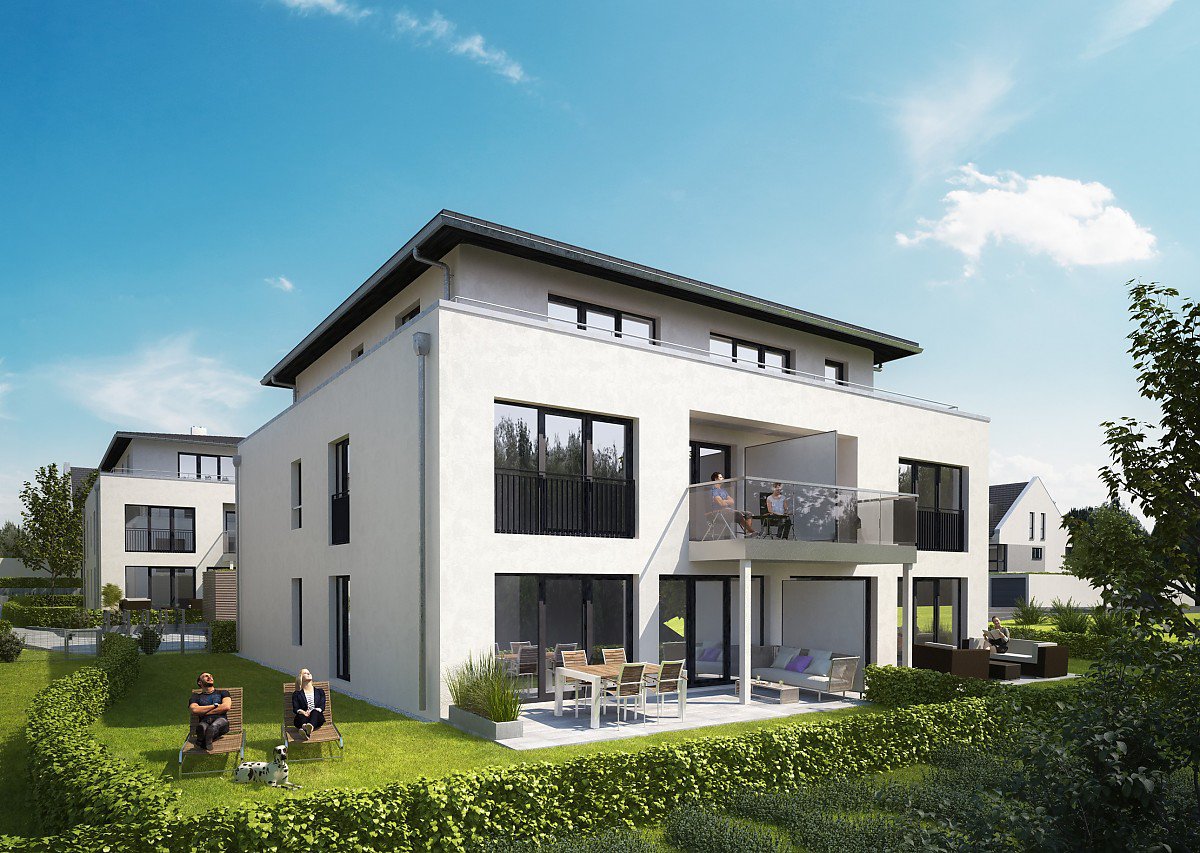 Foto Zwischen Altstadt und Stadtwald � ein Ensemble aus f�nf modernen Stadtvillen in bester Wohnlage