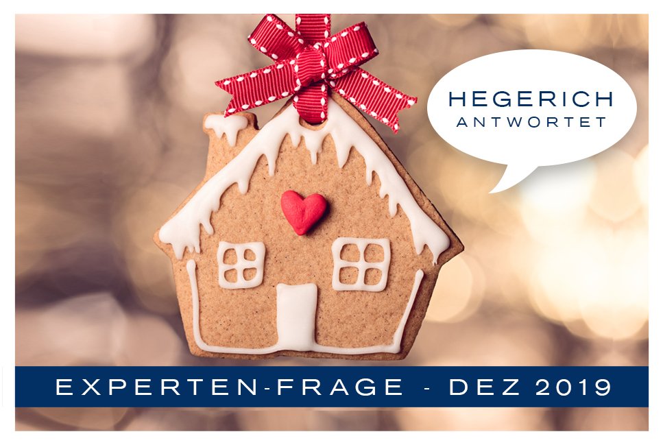 Hegerich antwortet - Dezember 2019