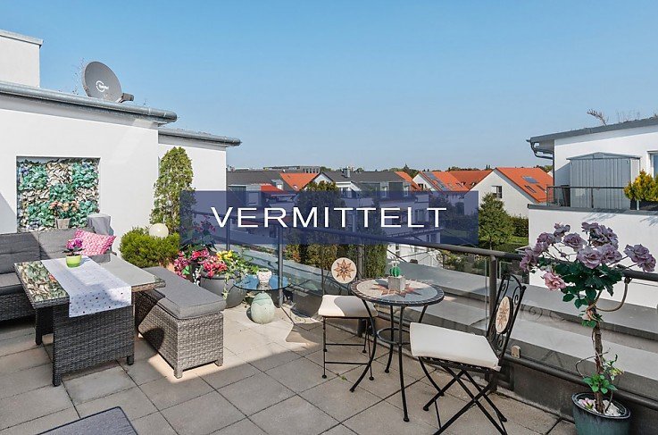 Foto 2 Zimmer Dachterrassenwohnung mit besonderem modernen Flair in Trudering