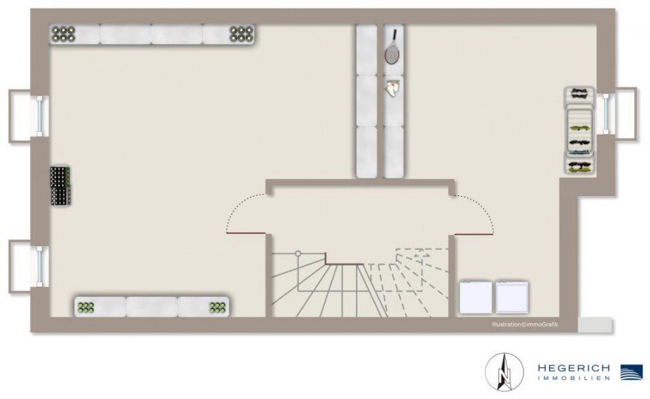 Grundriss_KG Reihenmittelhaus Poing