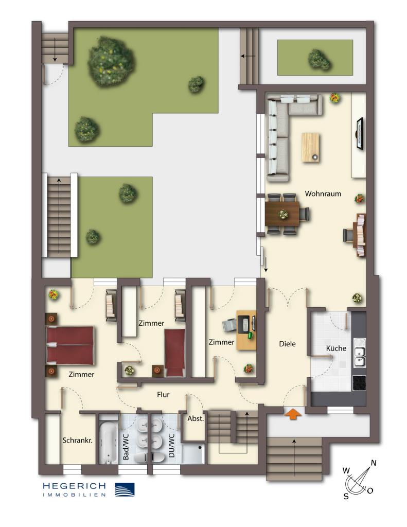 Grundriss Haus Einfamilienhaus M�nchen