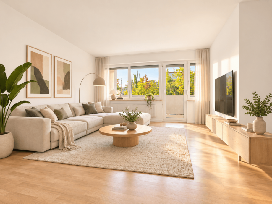 KI Wohnzimmer Wohnung N�rnberg