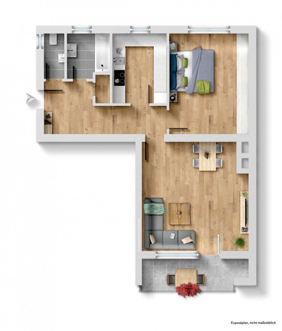 Grundriss Etagenwohnung N�rnberg