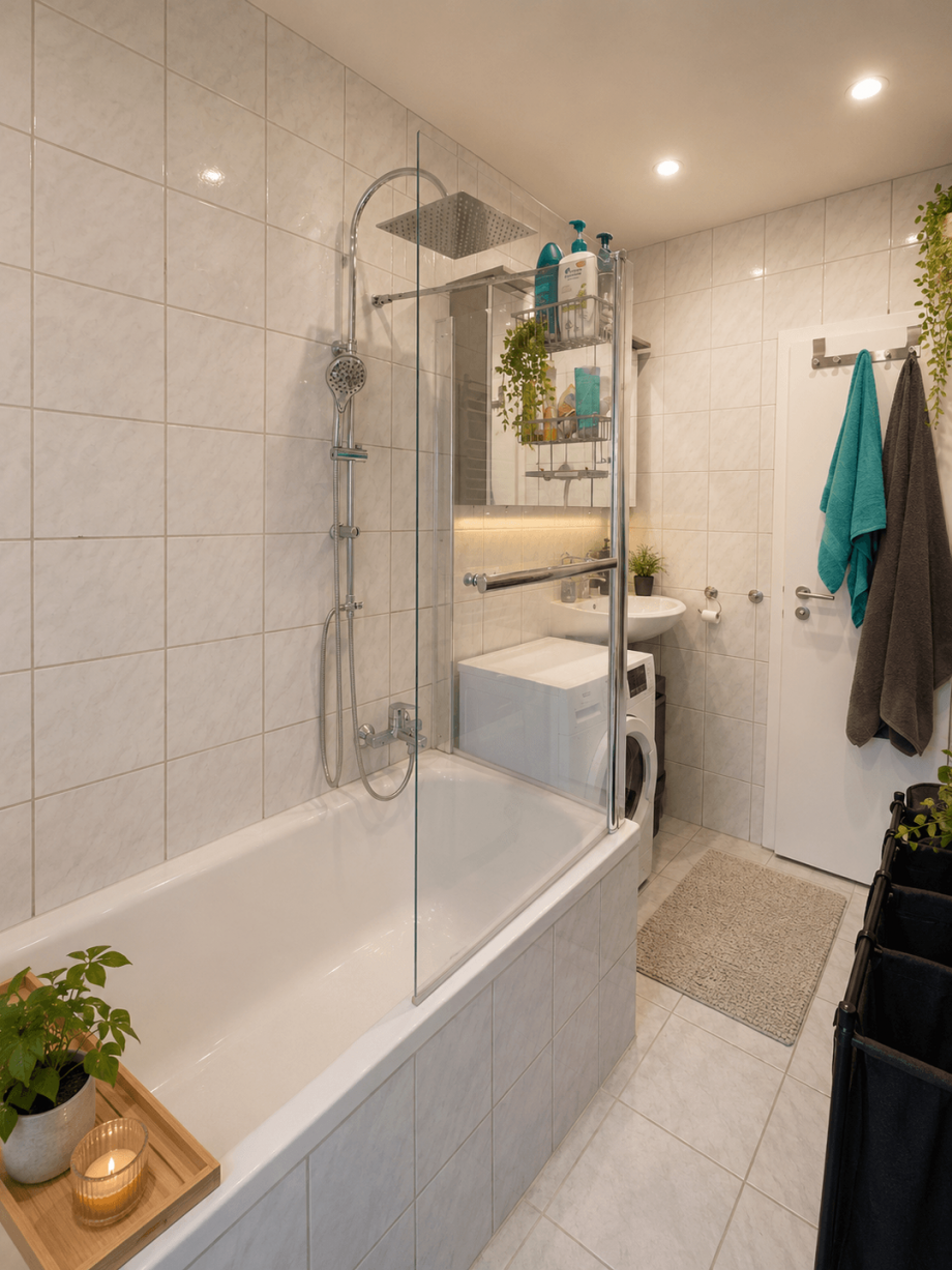 Bad (KI generiert) Etagenwohnung N�rnberg