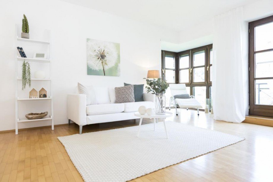 helles Wohnzimmer Etagenwohnung M�nchen
