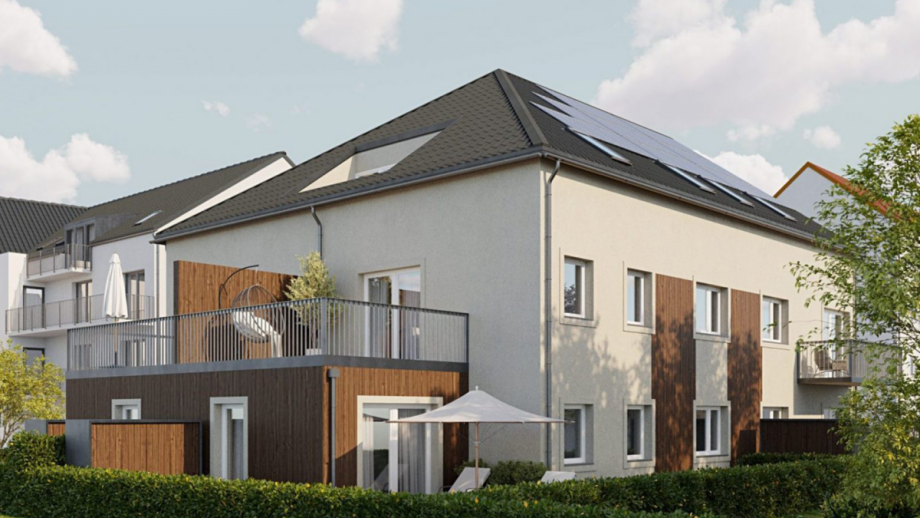 Au�enansicht Erdgeschosswohnung Ingolstadt