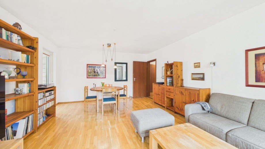 Wohnzimmer Etagenwohnung M�nchen
