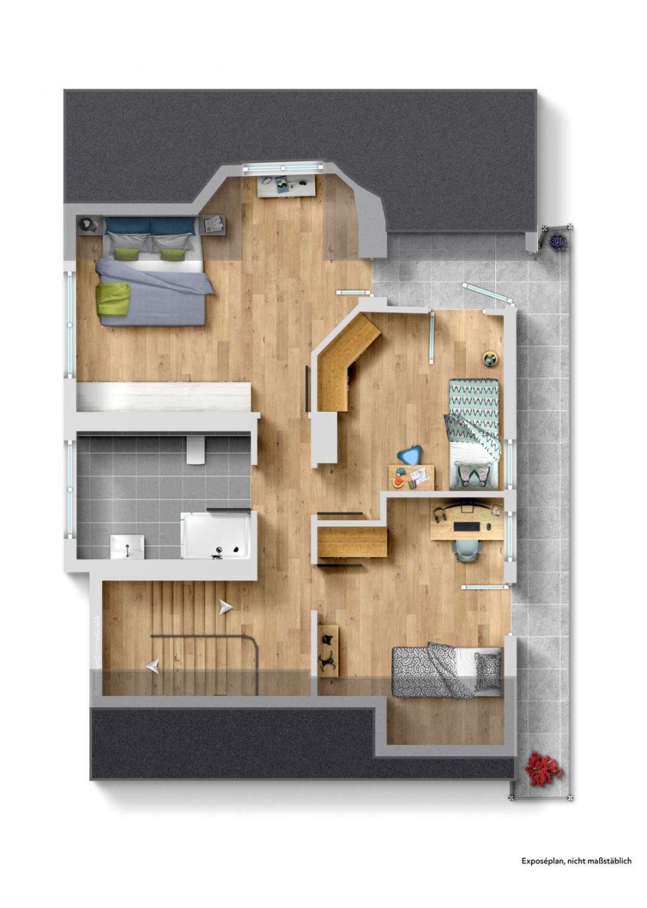 Grundriss OG Einfamilienhaus Pyrbaum