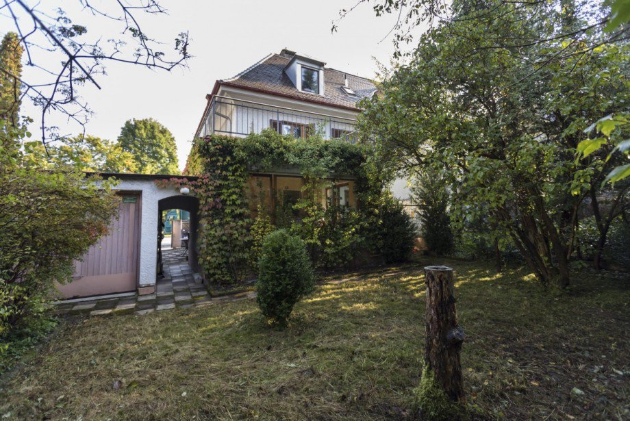 Garten Doppelhaush�lfte M�nchen