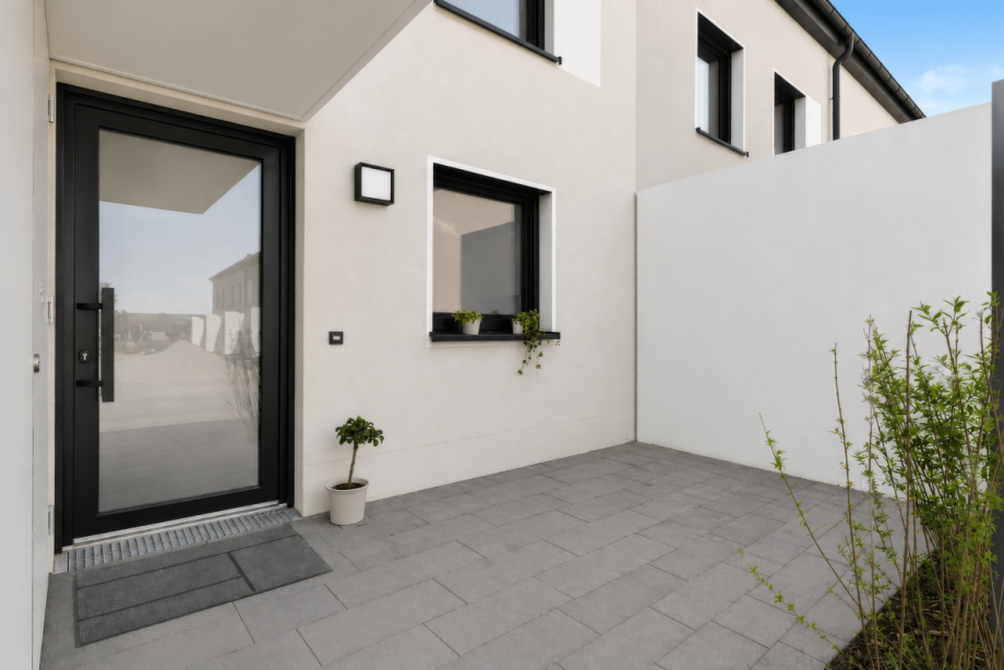 Eingangsbereich Reihenmittelhaus N�rnberg