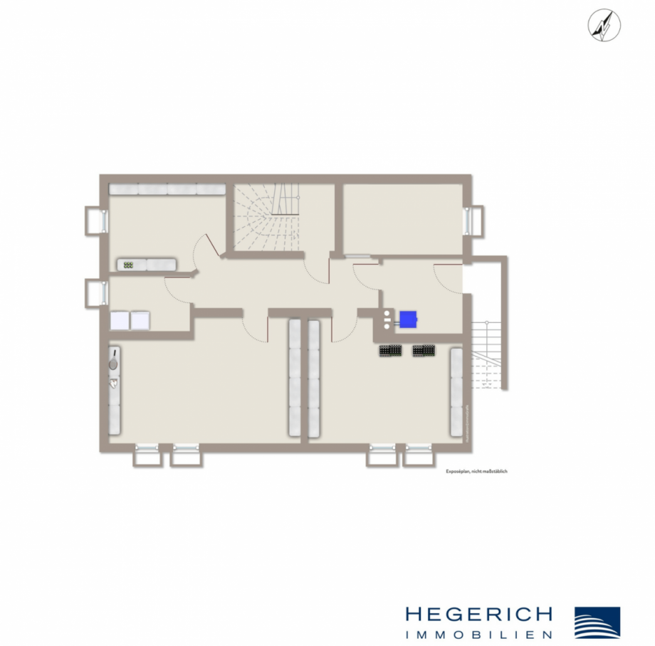 Grundriss KG Mehrfamilienhaus Germering