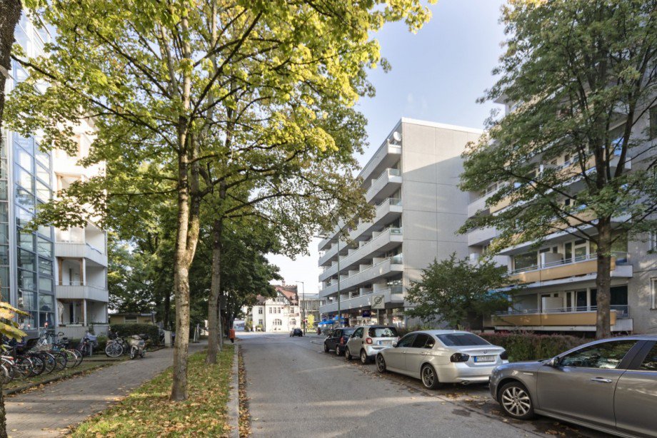 Sicht auf das Haus Wohnung M�nchen
