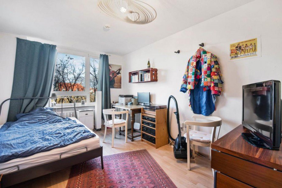 Schlafbereich Wohnung M�nchen