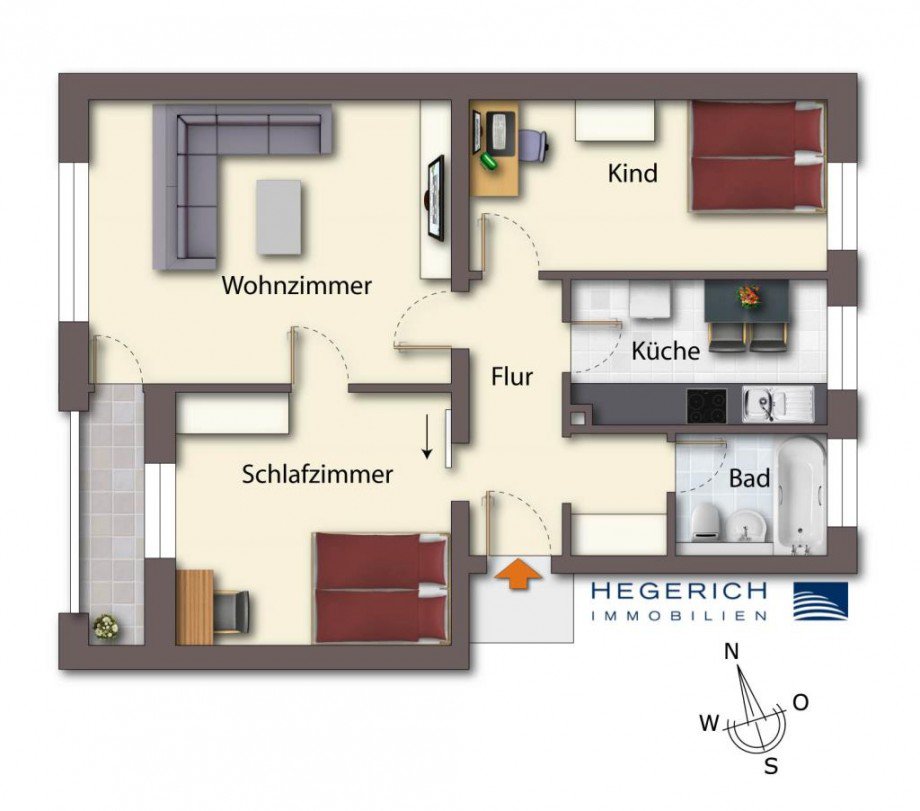 Grundriss Etagenwohnung M�nchen