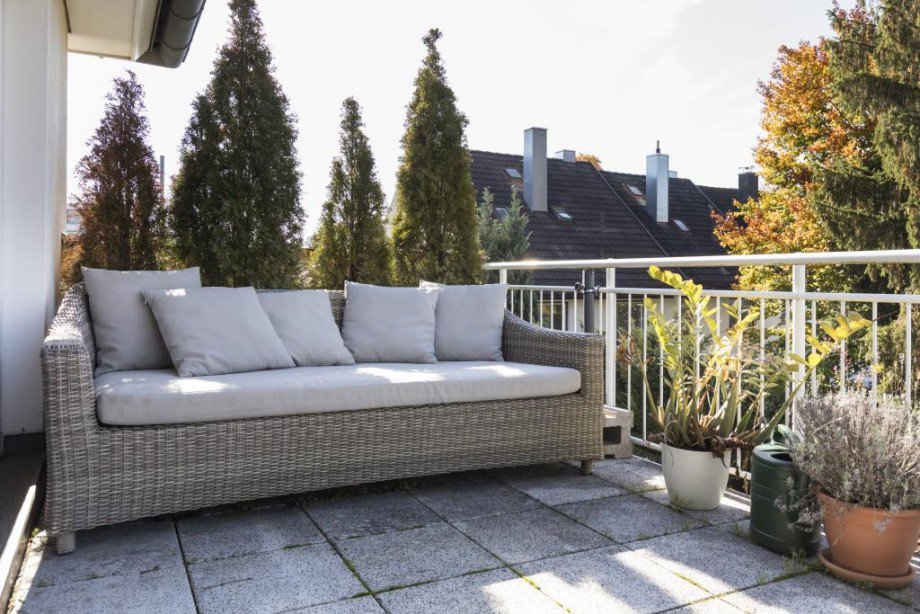 Detailansicht Dachterrasse Wohnung M�nchen