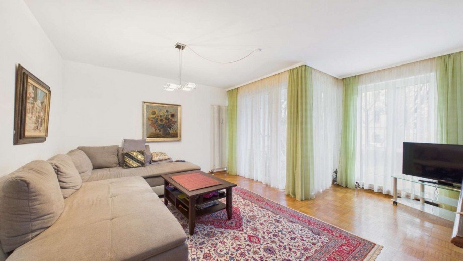 Wohnzimmer Erdgeschosswohnung M�nchen