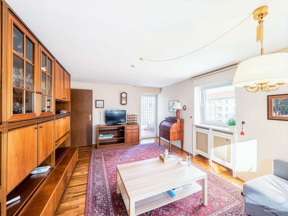 Wohnzimmer - (KI generiert) Etagenwohnung M�nchen
