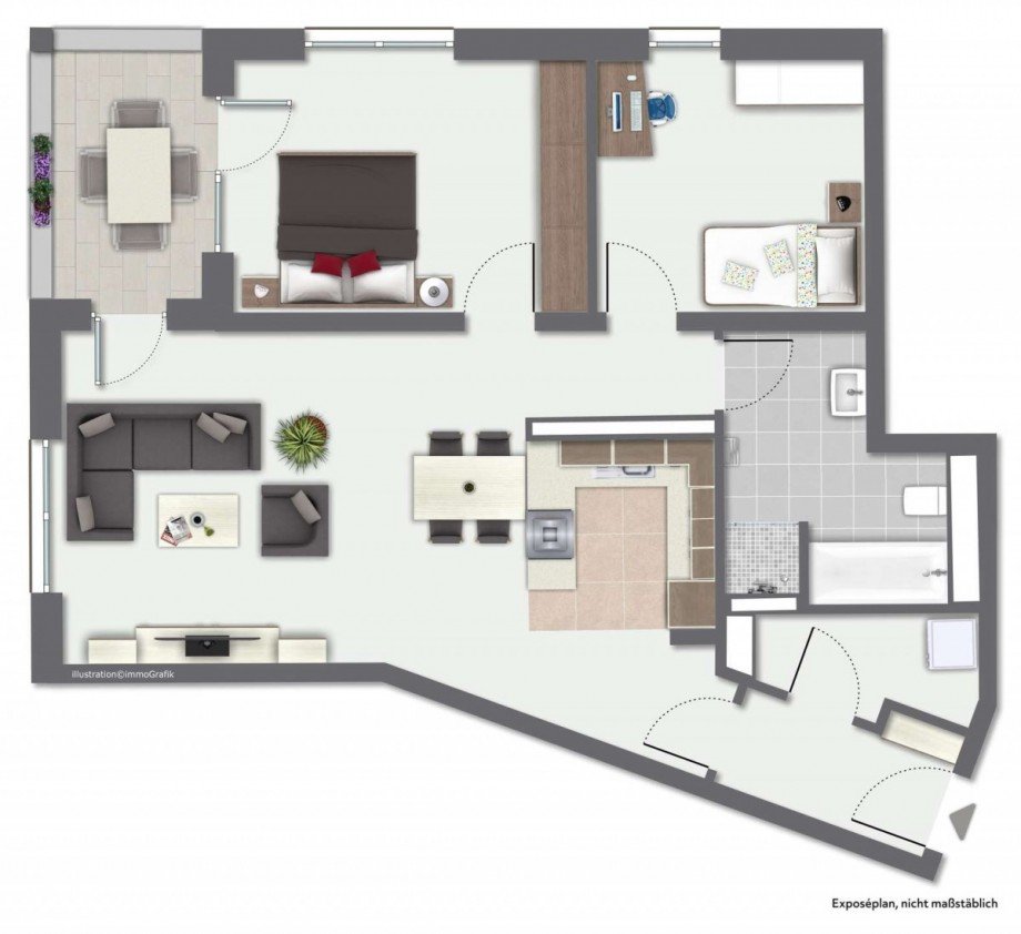 Grundriss Etagenwohnung N�rnberg