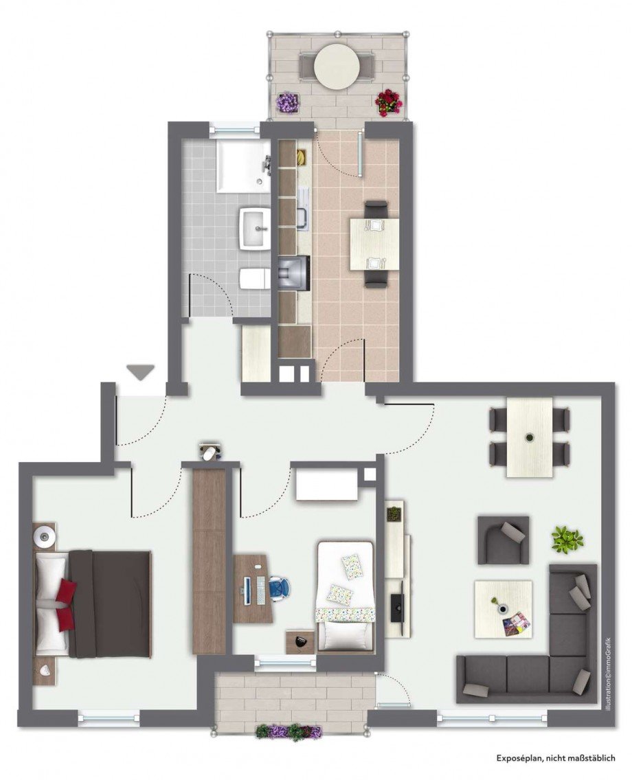 Grundriss Etagenwohnung N�rnberg