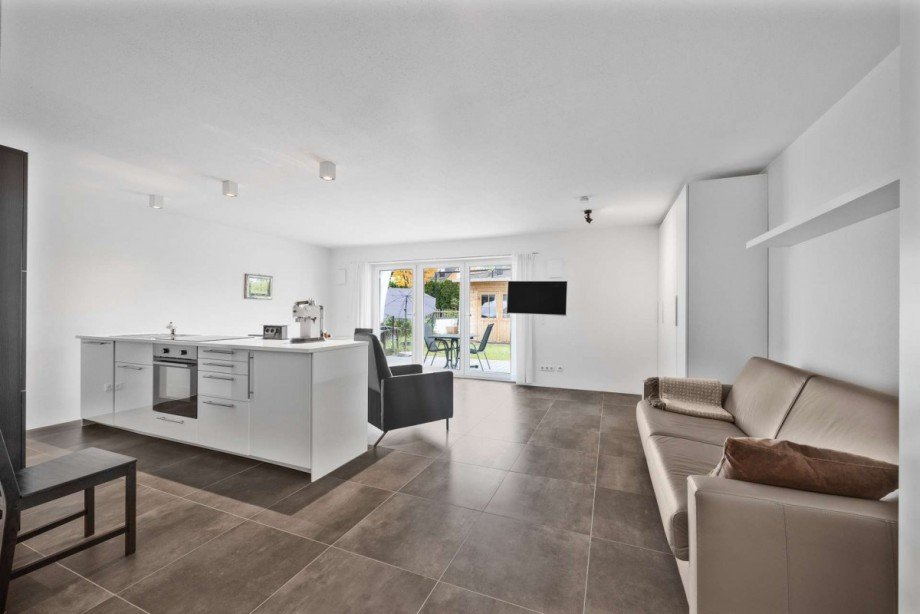 Wohnzimmer Terrassenwohnung M�nchen