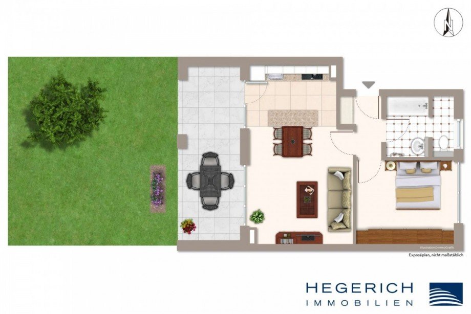 Grundriss Erdgeschosswohnung M�nchen