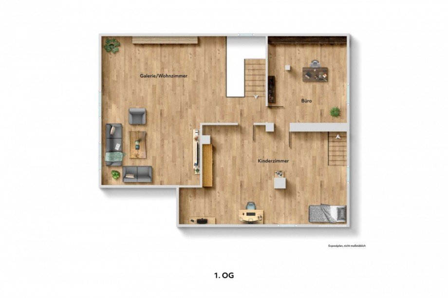 1. Obergeschoss Bauernhaus Freystadt