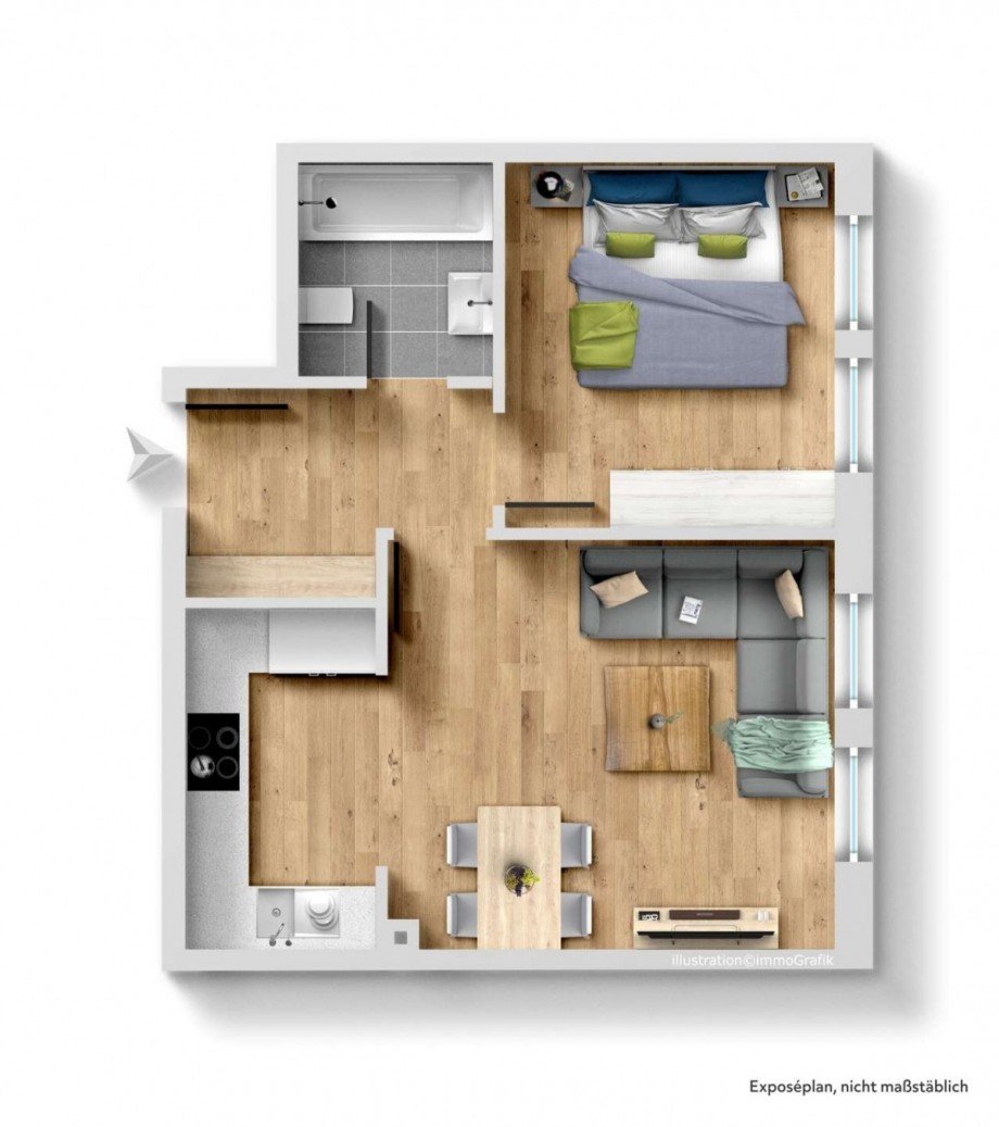 Grundriss Etagenwohnung N�rnberg