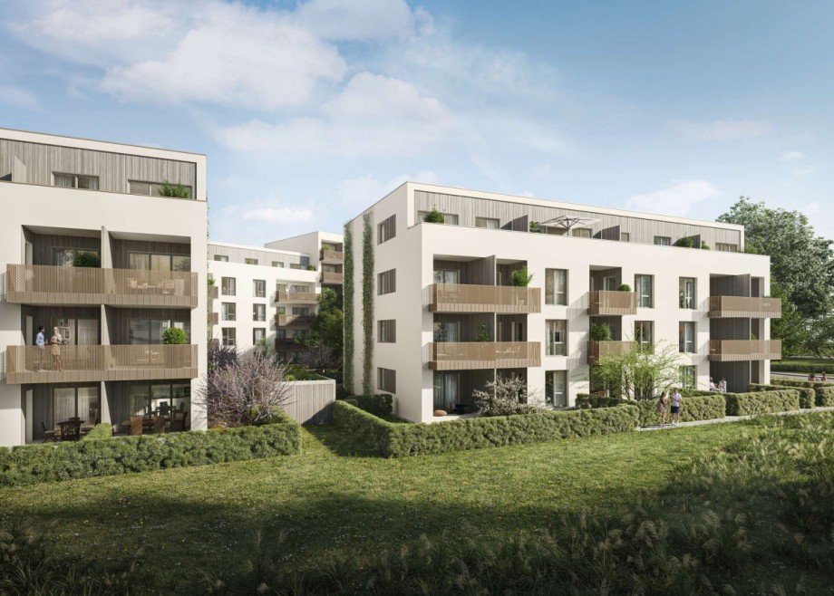 Visualisierung Au�enbereich Erdgeschosswohnung N�rnberg