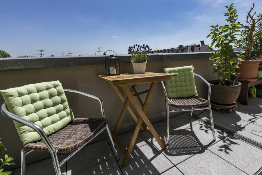 Ost-Terrasse Wohnung M�nchen