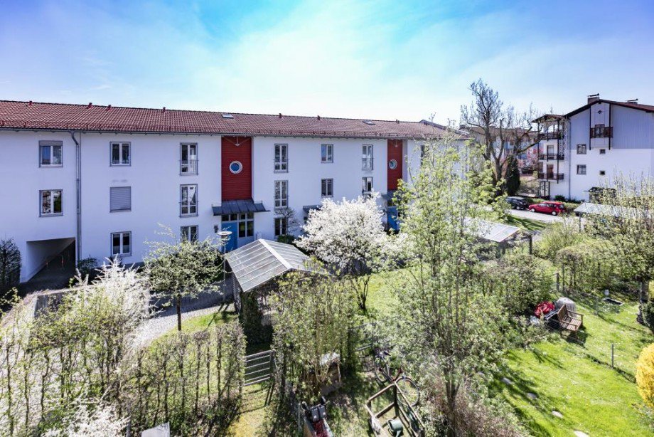Ausblick Balkon (S�d) Wohnung H�henkirchen-Siegertsbrunn