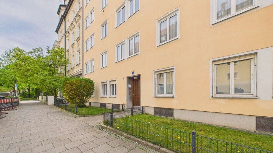 Au�enansicht Erdgeschosswohnung M�nchen