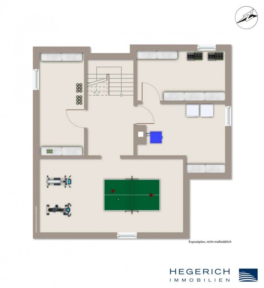 Grundriss KG Einfamilienhaus M�nchen