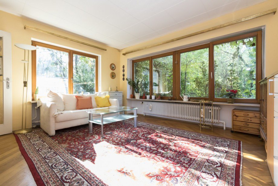 Wohnzimmer Doppelhaush�lfte M�nchen