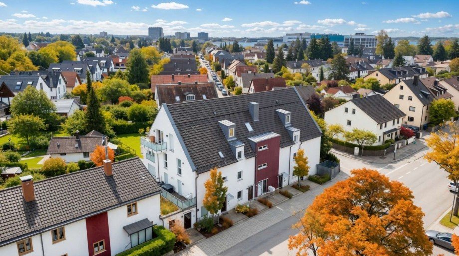 Hausansicht Terrassenwohnung M�nchen