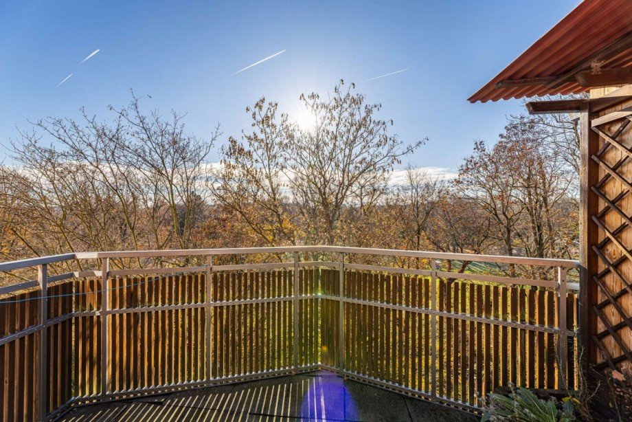 Ausblick Balkon 1. Ebene Maisonettewohnung N�rnberg