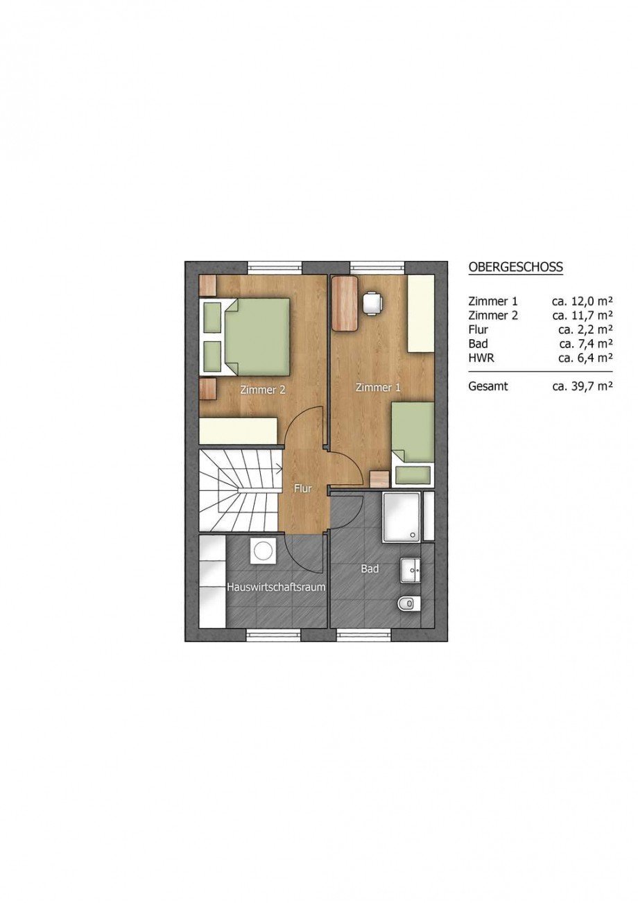 Grundriss Reihenendhaus N�rnberg