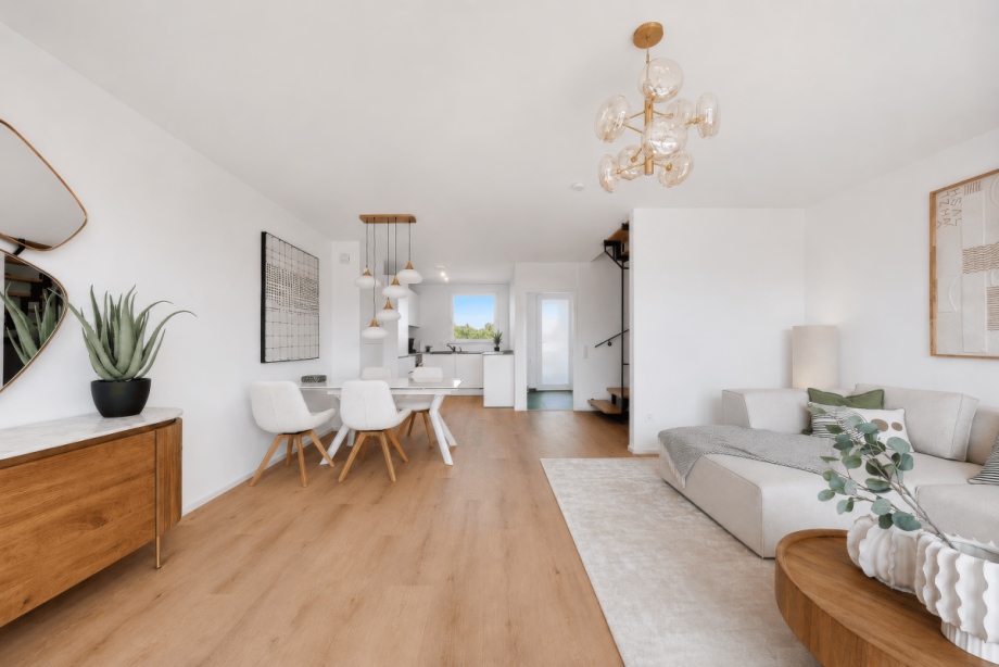 Wohn- und Essbereich Reihenmittelhaus N�rnberg