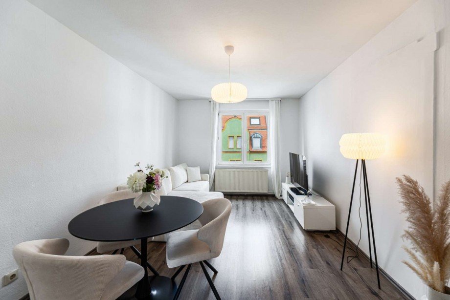 Wohn- und Essbereich Etagenwohnung N�rnberg