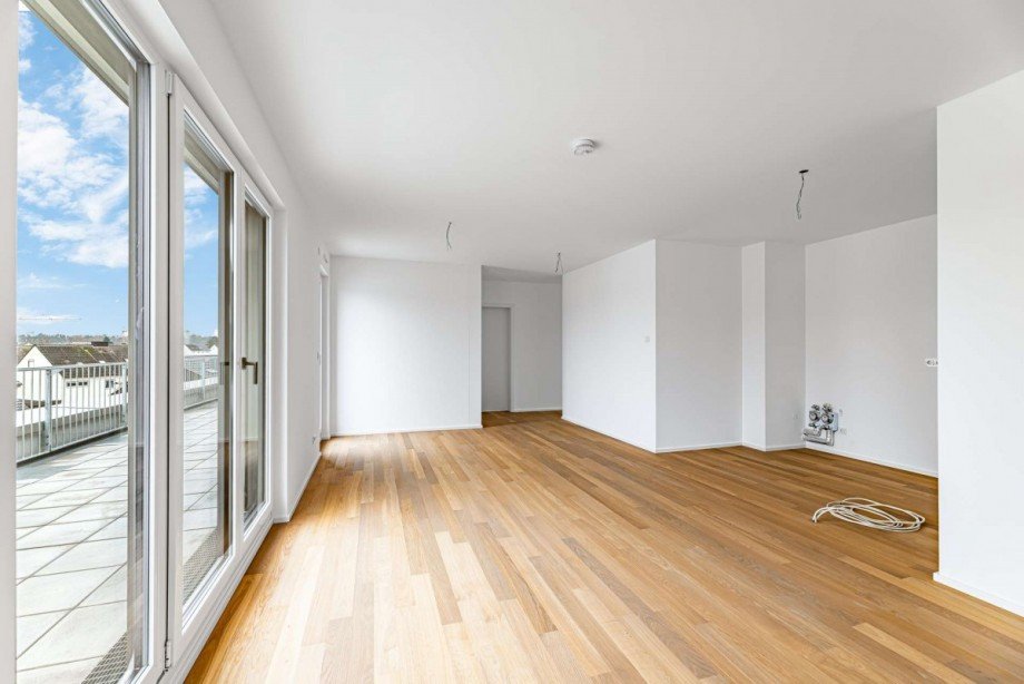 Offene K�che zum Wohn-/Essbereich Penthousewohnung N�rnberg