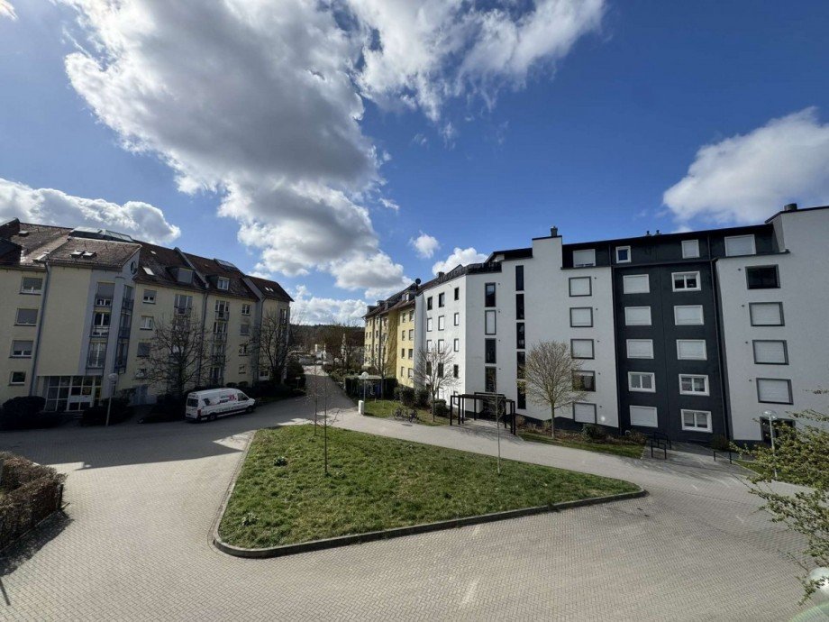 Ausblick von Balkon Etagenwohnung N�rnberg