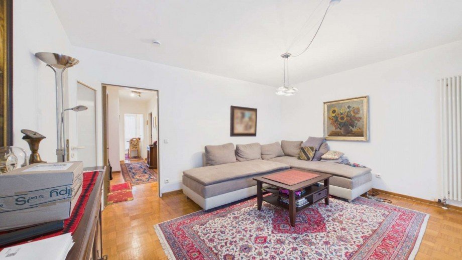 Wohnzimmer Erdgeschosswohnung M�nchen