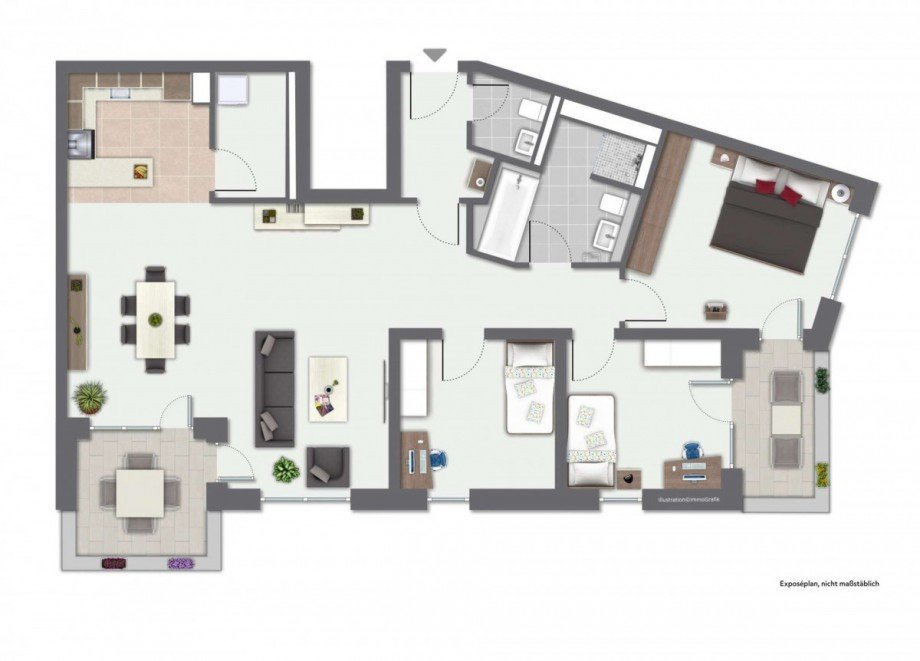 Grundriss Erdgeschosswohnung N�rnberg