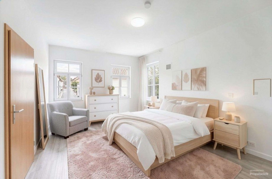 Schlafzimmer - (KI generiert) Etagenwohnung N�rnberg