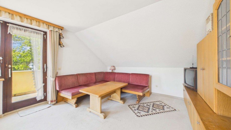 Wohnzimmer Dachgeschosswohnung M�nchen