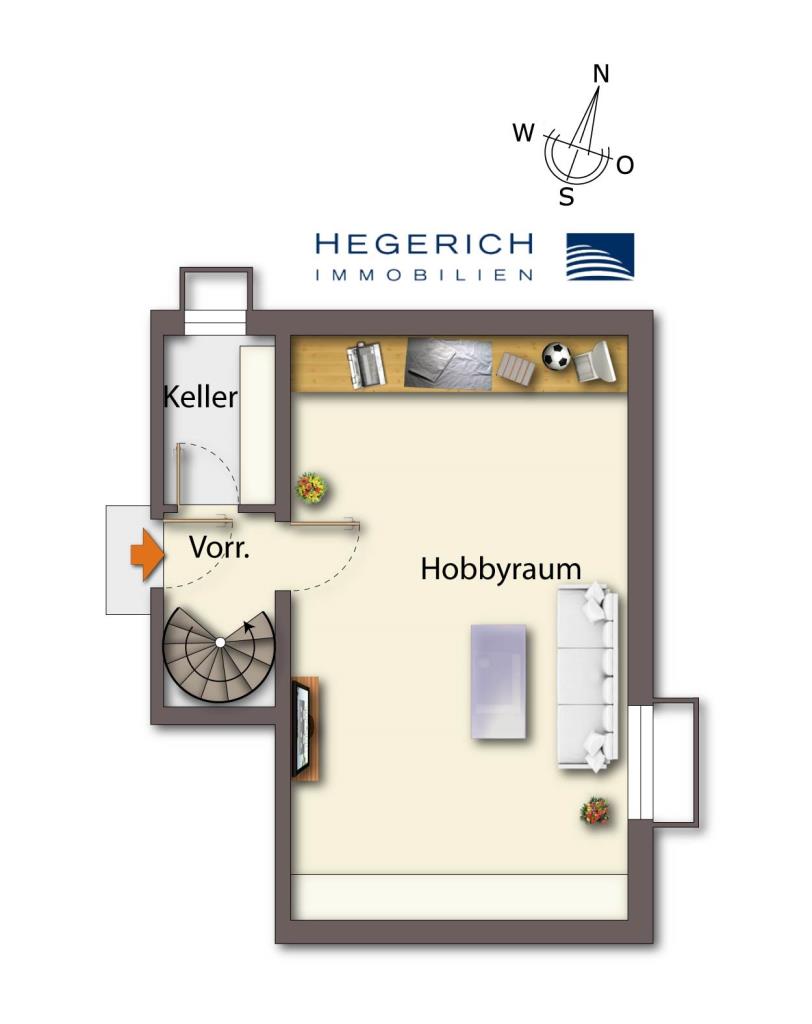 Grundriss UG Erdgeschosswohnung M�nchen