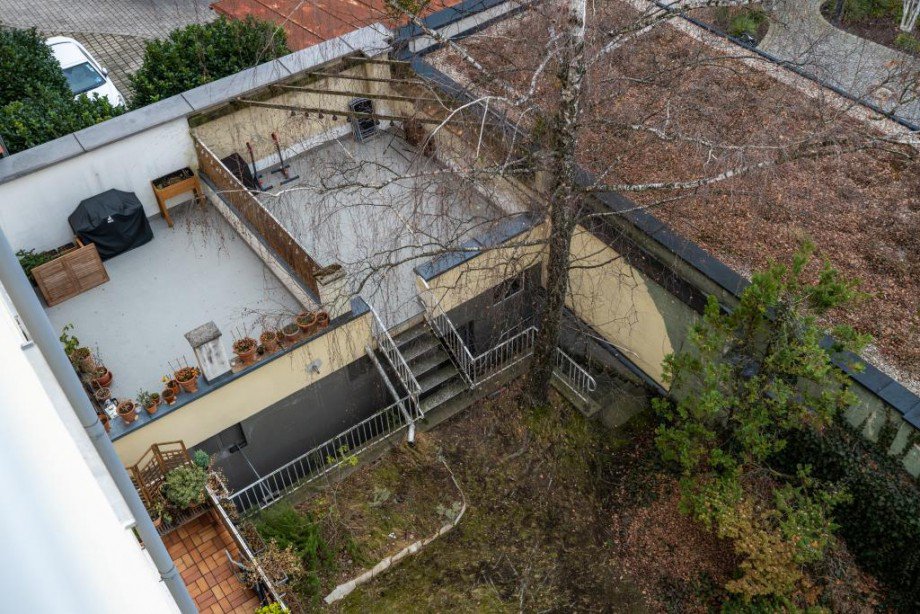 Garten mit Terrasse Etagenwohnung M�nchen